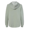 Sage - Back - Independent Trading Co. Women's California Wave Wash Full-Zip Hooded Sweatshirt