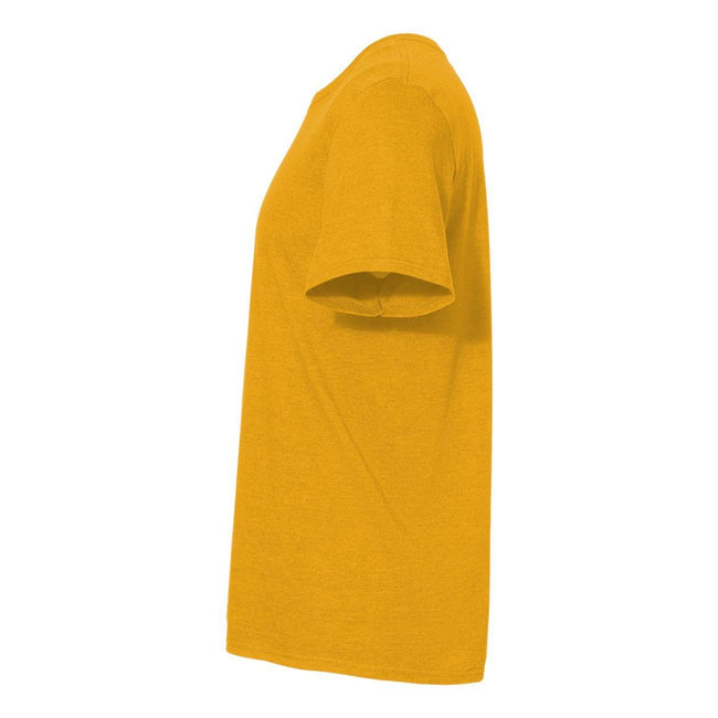 Mustard Heather - Side - Fruit of the Loom Unisex Iconic T-Shirt