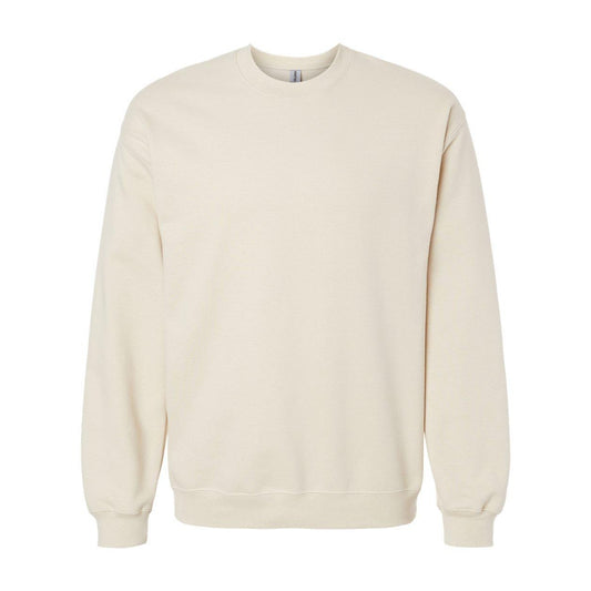 Sand - Front - Gildan Softstyle Crewneck Sweatshirt