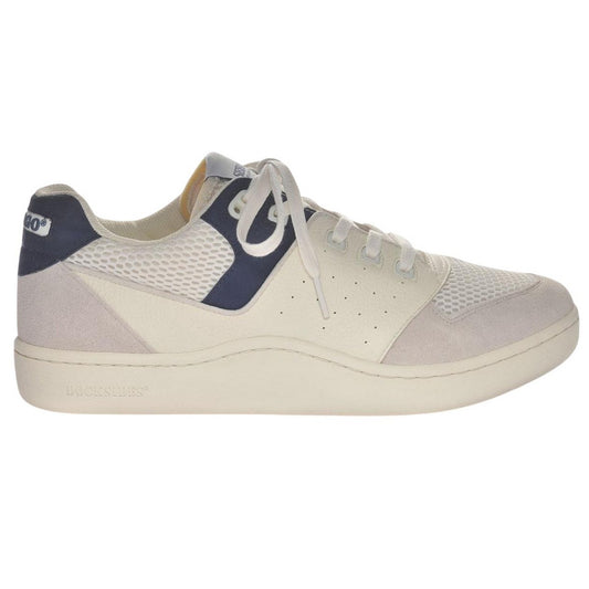 White-Blue - Front - Sebago Mens Hurricane Atlantic Leather Trainers