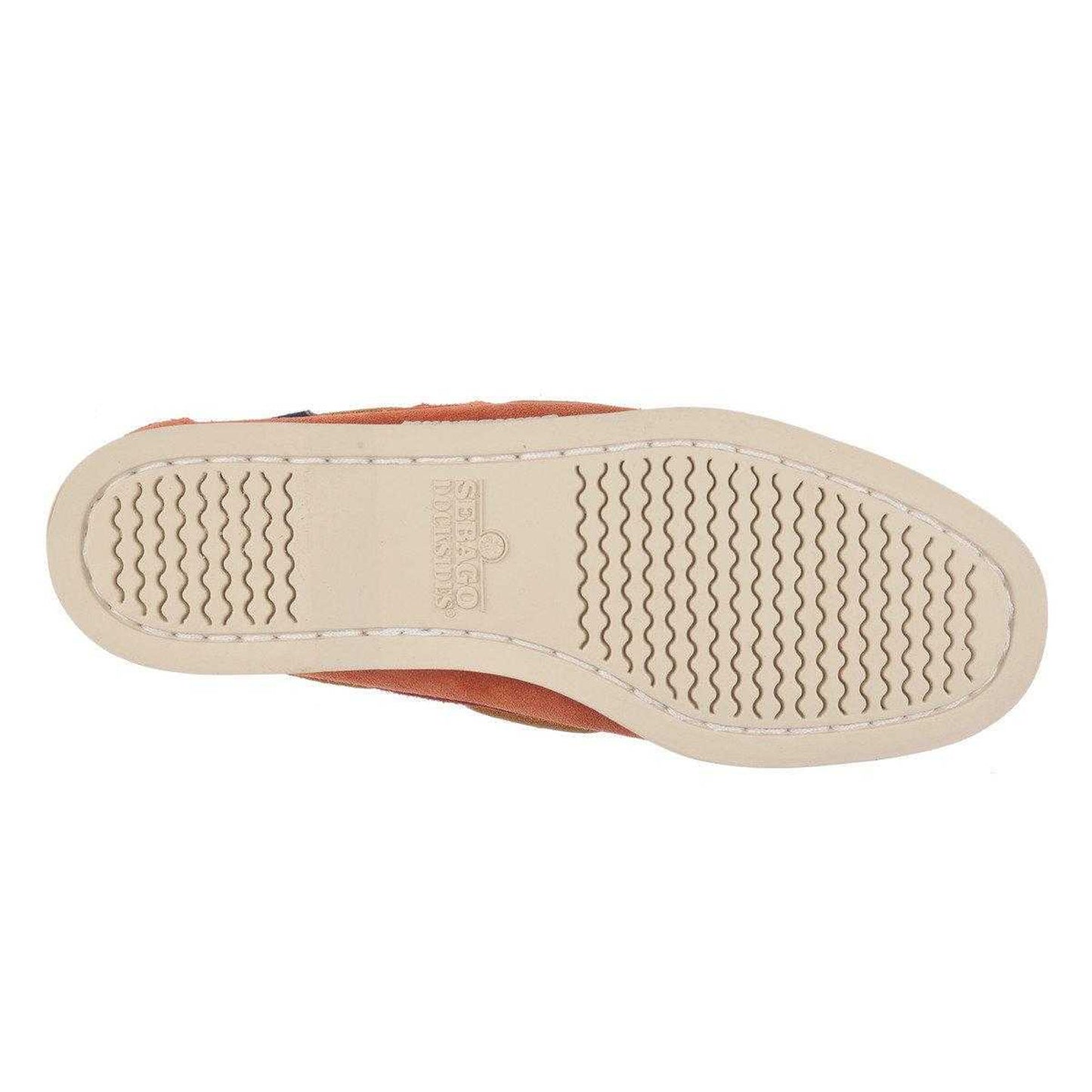 Brandy - Pack Shot - Sebago Womens-Ladies Portland Flesh Out Leather Boat Shoes