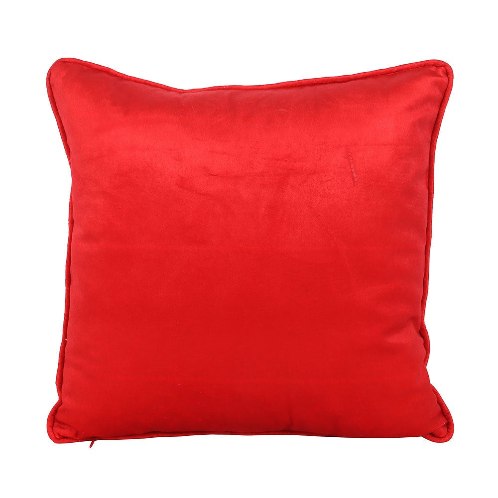 Red - Back - Something Different Square Nutcracker Cushion