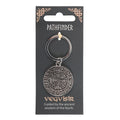 Silver-Grey - Side - Something Different Vegvísir Keyring