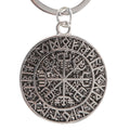 Silver-Grey - Back - Something Different Vegvísir Keyring