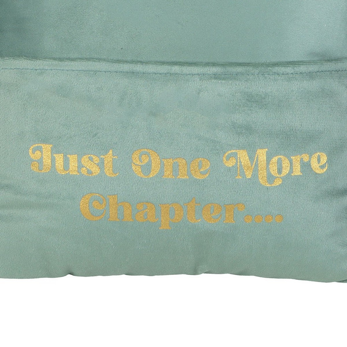Pale Green - Side - Something Different Just One More Chapter Pocket Cushion