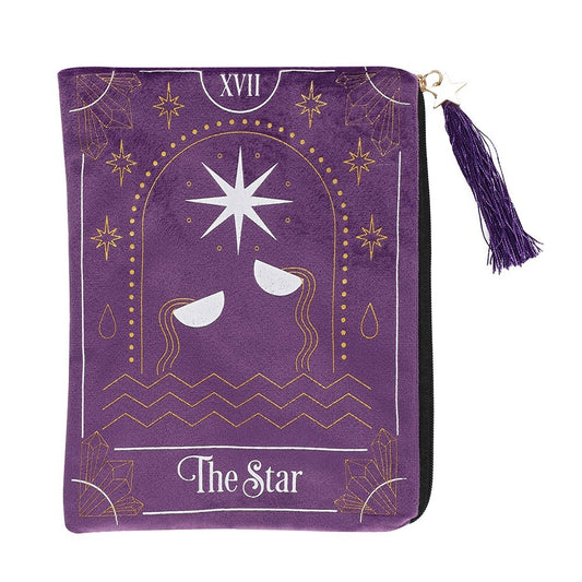 Purple - Front - Something Different The Star Zipper Pouch