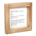 White-Brown - Side - Something Different Definition Wooden Christmas Door Sign