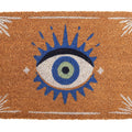 Natural-Blue - Side - Something Different All Seeing Eye Door Mat