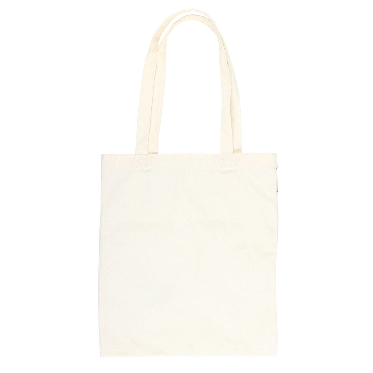 White-Red - Back - Something Different Mushroom Polycotton Tote Bag