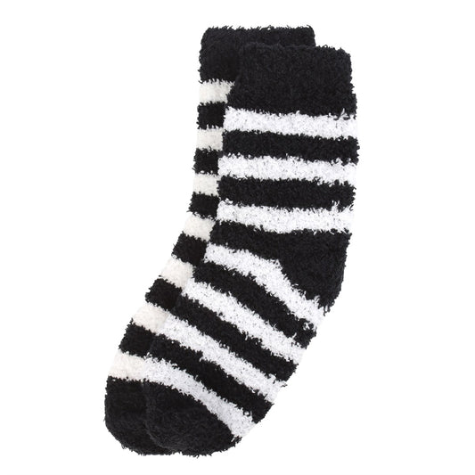 Black-White - Front - Something Different Unisex Adult Striped Socks