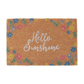 Natural - Front - Something Different Hello Sunshine Floral Door Mat