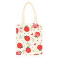 White-Red - Front - Something Different Apple Polycotton Tote Bag
