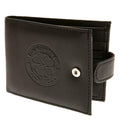 Black - Front - Celtic FC Mens Official RFID Embossed Leather Wallet