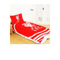 Red-White - Front - Liverpool FC Official Reversible Pulse Single Duvet Set