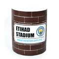 Manchester City - Front - Spot On Gifts React Football Club Brick Wall Money Box