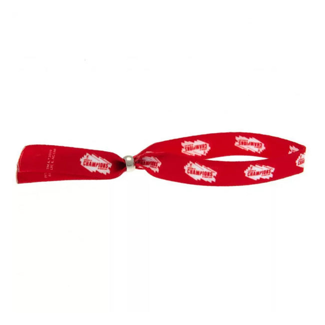 Red - Back - Liverpool FC Champions of Europe 2019 Festival Wristband