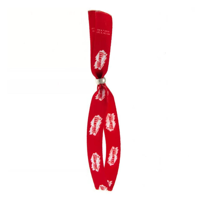 Red - Side - Liverpool FC Champions of Europe 2019 Festival Wristband