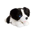 Black-White - Front - Keel Toys Signature Cuddle Border Collie Puppy Plush Toy