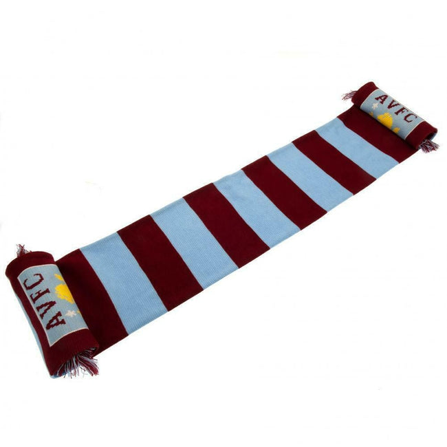 Claret Red-Blue - Side - Aston Villa FC Winter Scarf