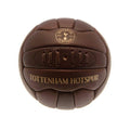 Brown - Front - Tottenham Hotspur FC Leather Retro Football