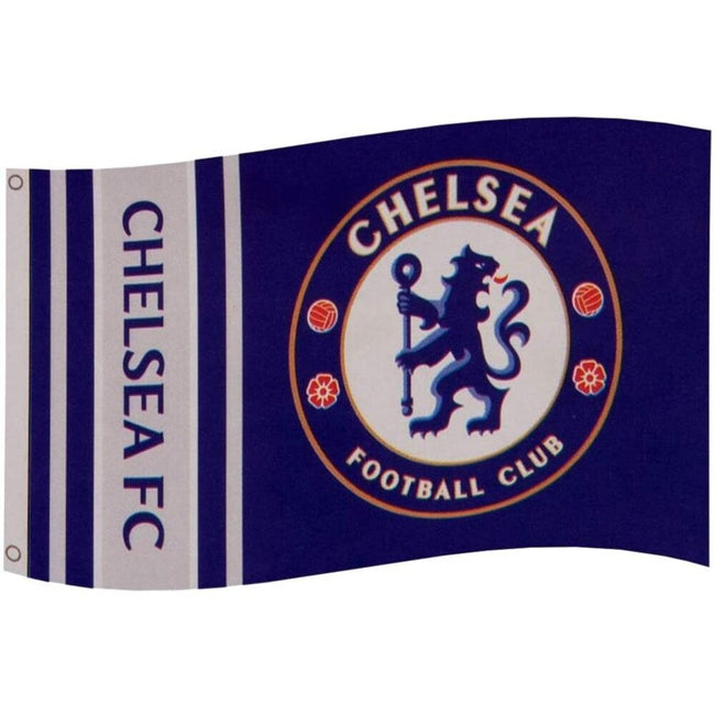 Blue-White - Back - Chelsea FC Wordmark Flag