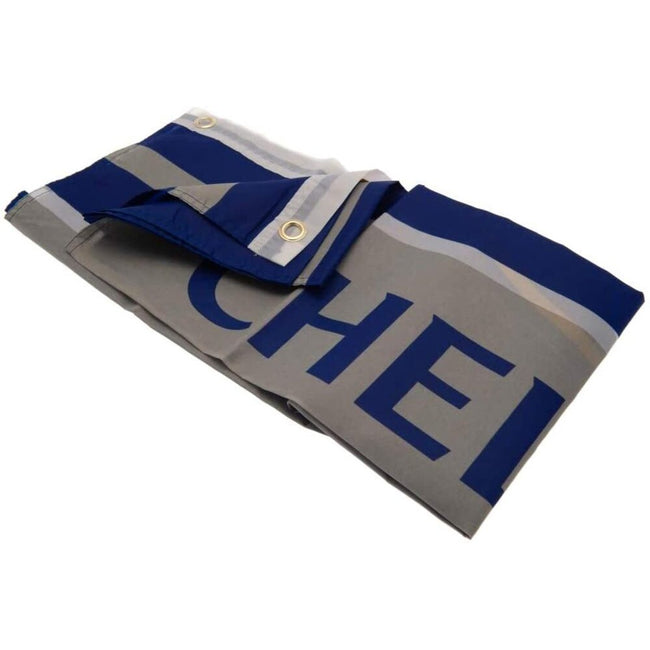 Blue-White - Side - Chelsea FC Wordmark Flag