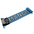 Blue-Black - Front - Manchester City FC Unisex Adult Nero Scarf