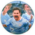 Sky Blue - Front - Manchester City FC Player Photograph Football