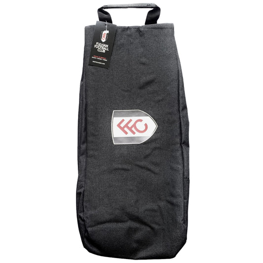 Black - Front - Fulham FC Crest Boot Bag