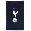 Navy-White - Front - Tottenham Hotspur FC Official Printed Football Crest Rug-Floor Mat