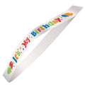 White-Multicoloured - Front - Unique Party It´s My Birthday Satin Party Sash