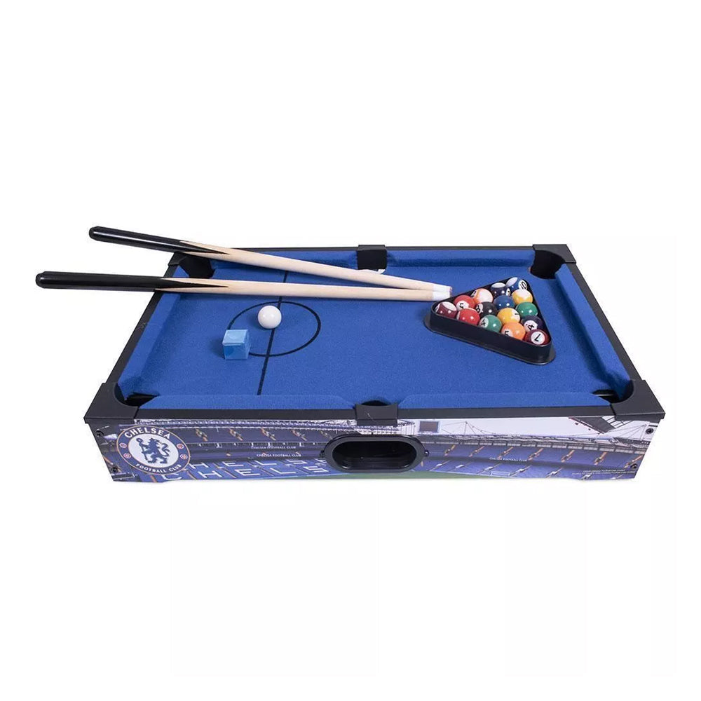Multicoloured - Side - Chelsea FC Crest Pool Table Set