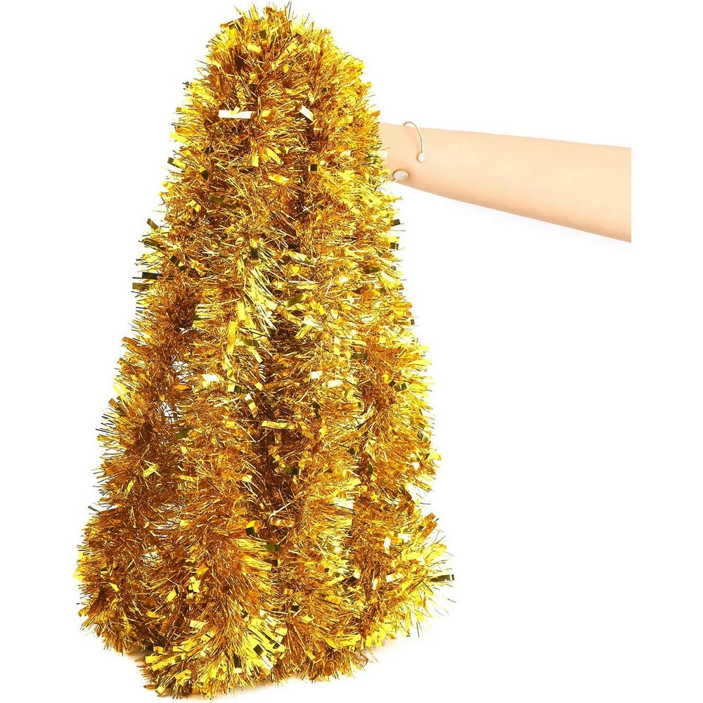 Gold - Back - Festive Metallic Christmas Garland