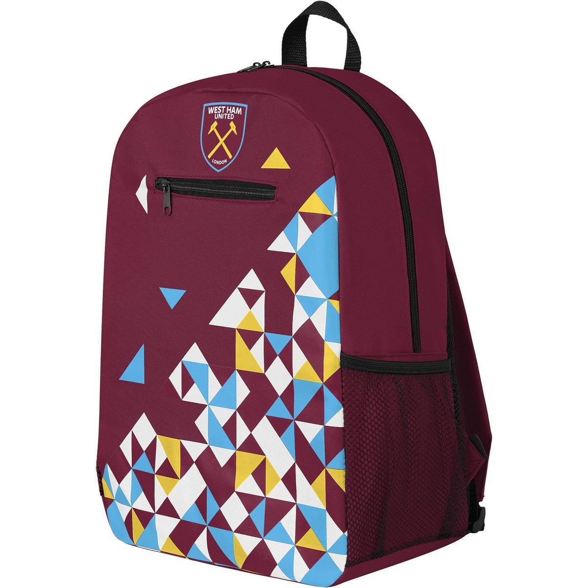 Claret Red-Blue-Yellow - Side - West Ham United FC Particle Backpack