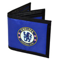 Blue - Front - Chelsea FC Official Football Crest Money Wallet