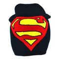 Multicoloured - Front - Superman Childrens-Boys Official Logo Roll Down Beanie Hat