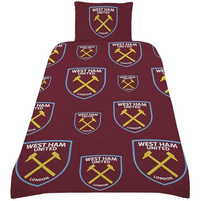 Brown-Blue - Lifestyle - West Ham United FC Duvet Cover Set