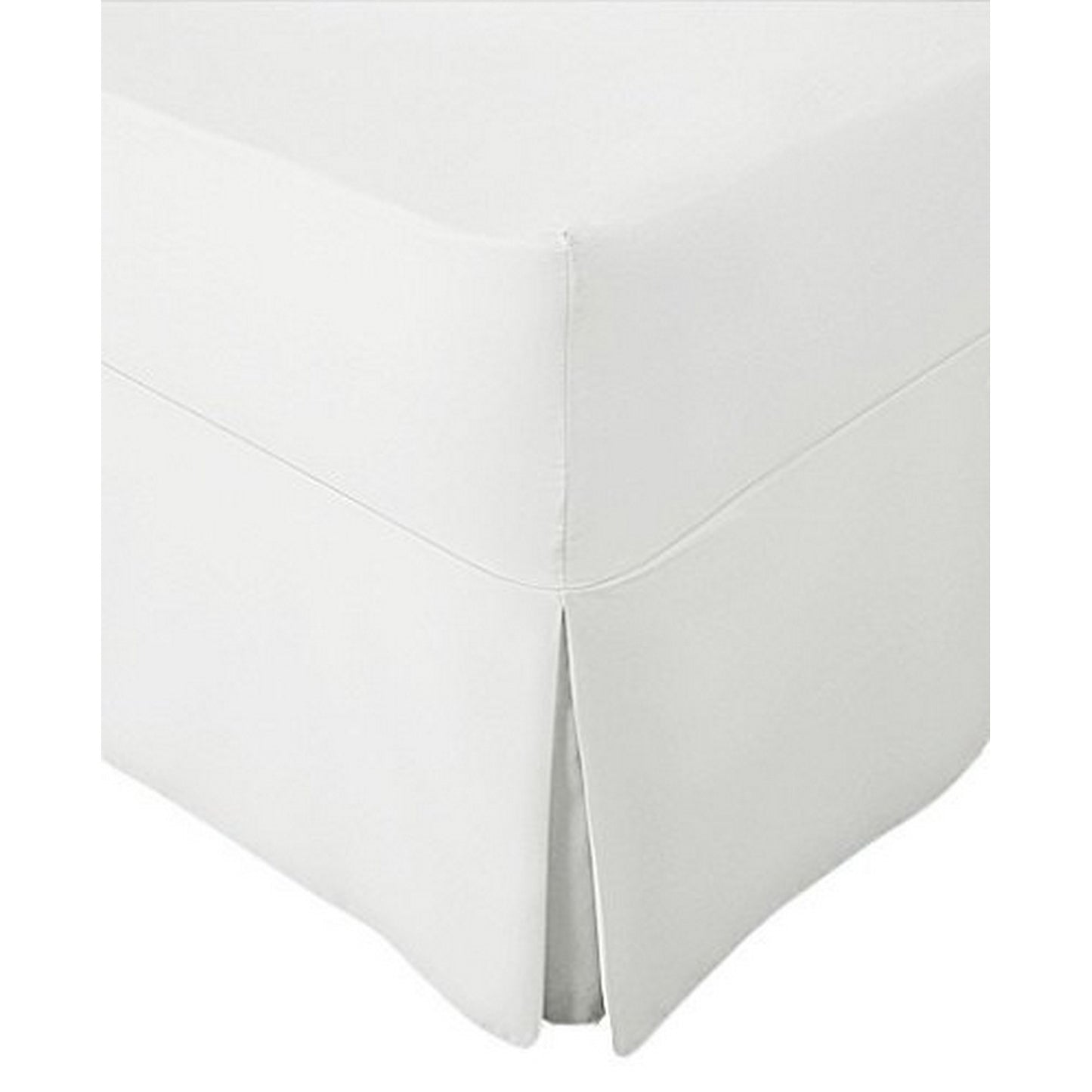 Pastel White - Front - Percale Fitted Valance