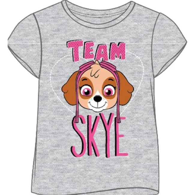 White - Front - Paw Patrol Girls Skye T-Shirt
