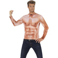 Nude - Back - Smiffys Mens Realistic Muscle Top