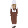 White-Brown - Side - Smiffys Girls Poor Victorian Maid Costume Set