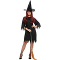 Black - Lifestyle - Smiffys Womens-Ladies Spooky Witch Costume