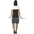 Black - Side - Smiffys Womens-Ladies Flapper Costume Set