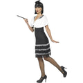 Black - Lifestyle - Smiffys Womens-Ladies Flapper Costume Set
