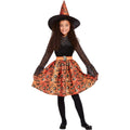 Orange-Black - Pack Shot - Smiffys Girls Witch Vintage Halloween Costume Set