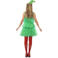 Green - Side - Smiffys Womens-Ladies Christmas Tree Tutu Costume