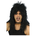 Black - Front - Smiffys Mens Hard Rocker Wig