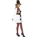 White-Black - Lifestyle - Smiffys Womens-Ladies Miss Snowman Costume Set