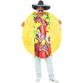 Yellow - Side - Smiffys Unisex Adult Taco Costume Tabard