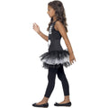 Black - Lifestyle - Smiffys Girls Skeleton Costume Tutu Dress